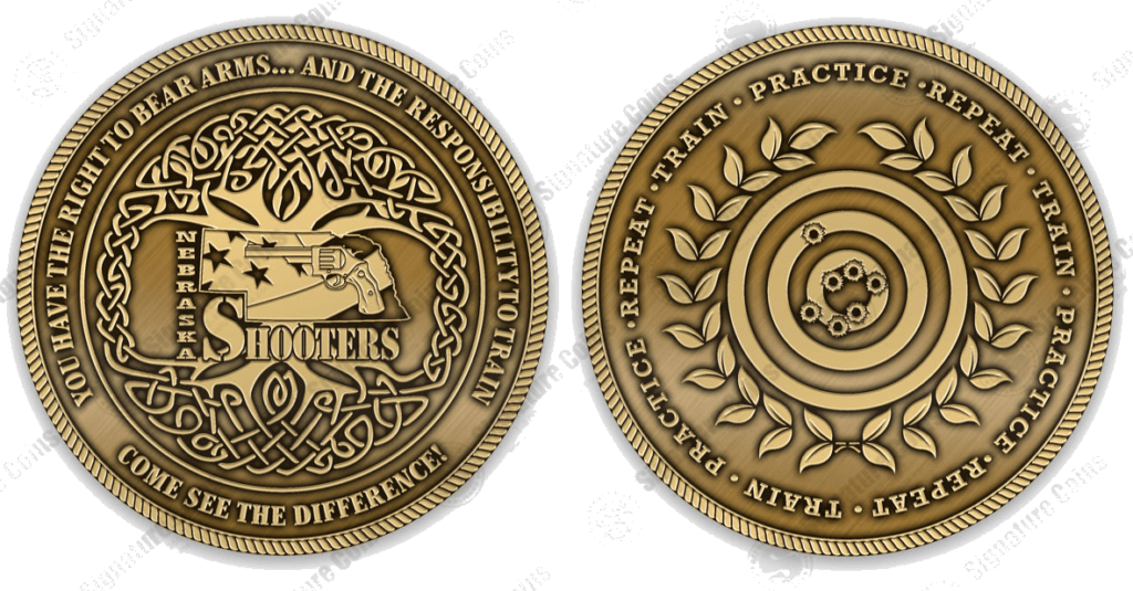 Nebraska Shooters Challenge Coin